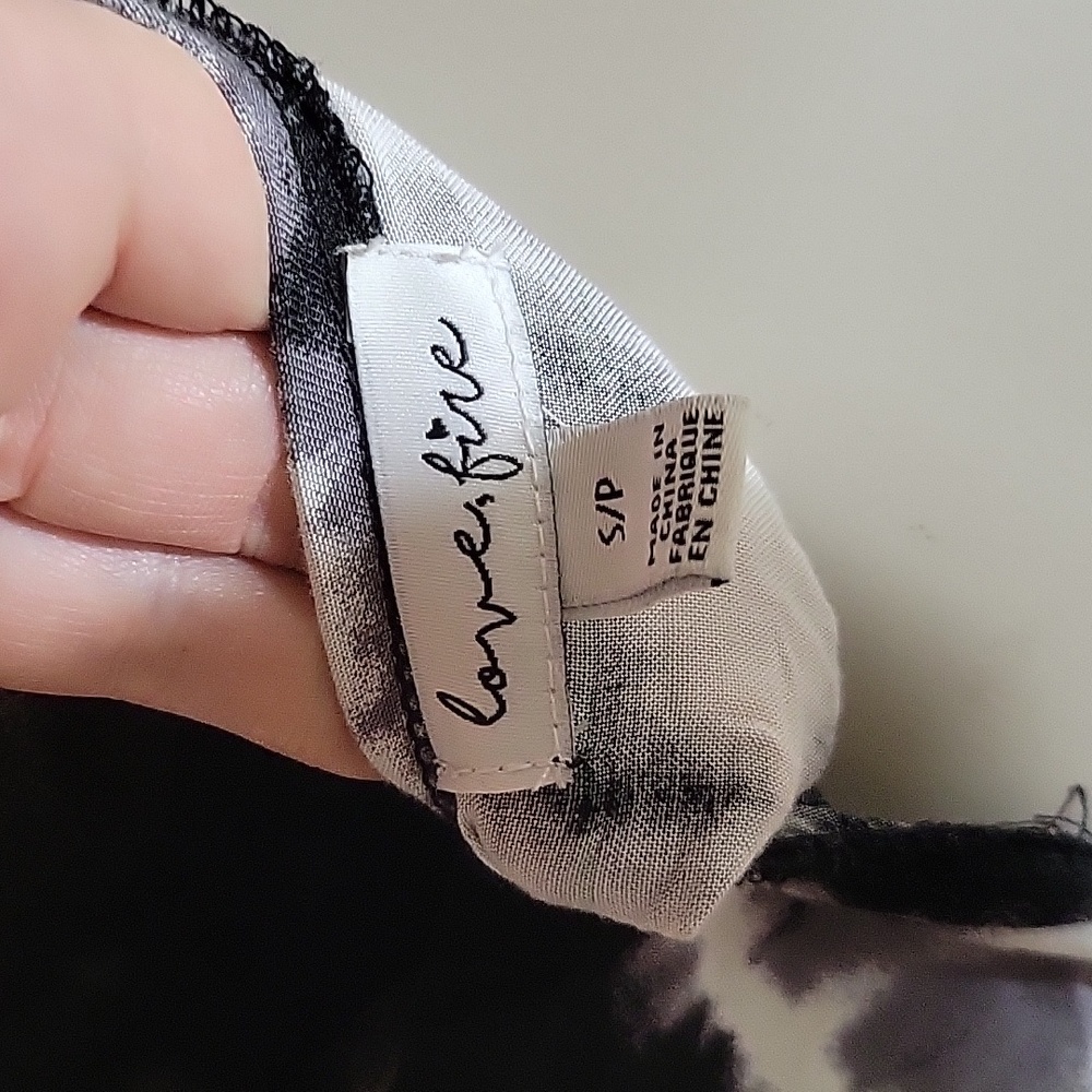 Love, fire tiedye one piece - Picture 3 of 5